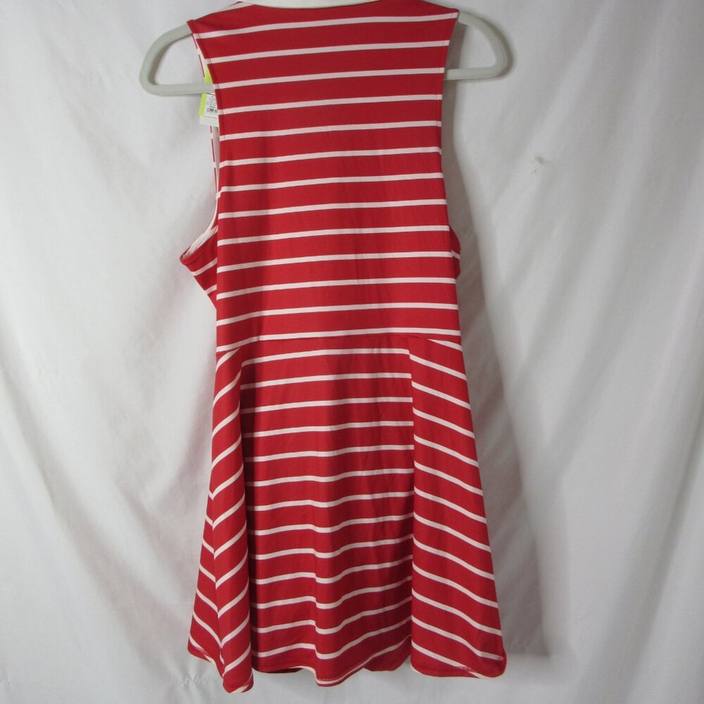 All in Motion Knit Polo Active Dress Skort Red White Stripes Size XXL NWT - Picture 2 of 10